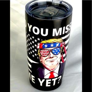 President Trump stainless steel tumbler coffee mug USA American